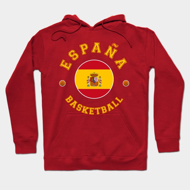 Espana Basketball Hoodie by CulturedVisuals